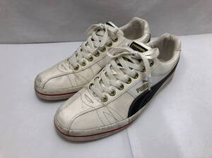 PUMA スニーカー ローカット メンズ 25cm ホワイトxブラック 355853 プーマ 24092302