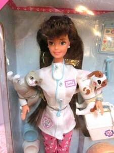 バービー 1996年 ペットドクター 獣医 犬 猫 ペット 人形 マテル 90s ビンテージ Pet Doctor ファンシー◆Barbie MATTEL Vintage Doll