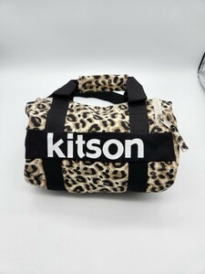 kitson キットソン 2WAYバッグ ショルダーバッグ ハンドバッグ ミニボストンバッグ ヒョウ柄 豹柄 アニマル柄