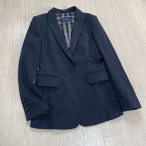  BURBERRY LONDON バーバリー レディース ジャケット ネイビー 濃紺 日本製 サイズ38 美品