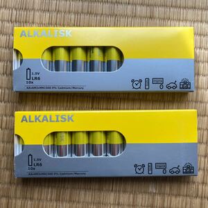 ikea イケア ALKALISK アルカーリスク アルカリ乾電池 単三 20本