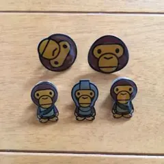 エイプ ape ピンバッチ5個セット