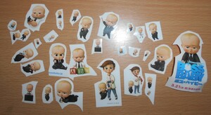 切り絵 ボス・ベビー 切り紙 BOSS BABY 中古