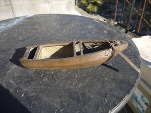 【A40114】唐銅　銅器　舟型　水盤　「尞雲作」砂鉢　花器 高岡銅器？