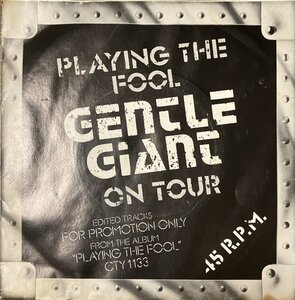 【アナログ】GENTLE GIANT / FROM THE ALBUM PLAYING THE FOOL（プロモ盤EP）