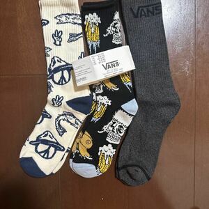 vans バンズ　新品　ソックス　靴下　3足セット　纏めセール