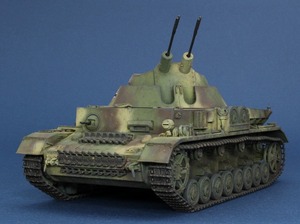 ■完成品■ ドラゴン 1/35 クーゲルブリッツ Ⅳ号対空戦車