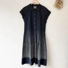 MARGARET HOWELL 18SS ハーフムーン シルクコットンワンピース