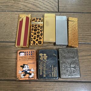 ライター ジッポ ZIPPO 喫煙具 イブサンローランなど　8本まとめて