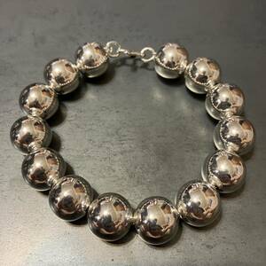 SILVER925 BIG PEAL DESIDN BRACELET/シルバー/ブレスレット