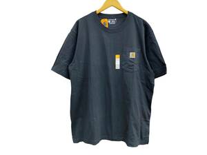 Carhartt (カーハート) S/S POCKET T-SHIRT ポケットTシャツ 半袖 K87 L ブラック 黒 メンズ/009