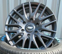 NV350 キャラバン MID RMP 029F 17x6.5 +48 6-139.7 セミグロスガンメタ GOODYEAR NASCAR 215/60R17 E25 E26