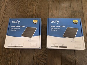 Eufy Solar Panel ソーラーバッテリー　2個セット