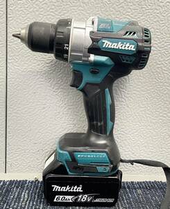 【美品】makita マキタ 18V 充電式ドライバドリル DF486D 本体＋バッテリー1個(18V 6.0Ah) 2607