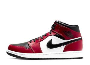 NIKE AIR JORDAN 1 MID "CHICAGO BLACK TOE" 27cm 554724-069