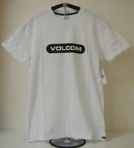 VOLCOM ボルコム AF512001WHT メンズ Sサイズ 半袖Tシャツ シンプルなロゴティー LogoTee ホワイト 白色 ヴォルコム 新品 即決 送料無料