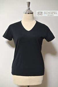 【SALE】■美品！SUNSPEL【サンスペル】ＶネックＴシャツ！MADE IN ENGLAND(英国製)