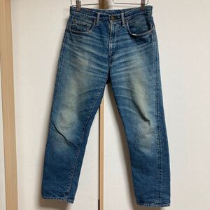 【美品】DUBBLE WORKS ダブルワークス 1105 セコハン 2ND-HAND ビンテージ加工ジーンズ デニムパンツ W30 WAREHOUSE ウエアハウス 