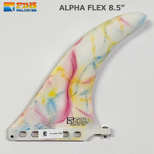 【新入荷　即決】Fins Unlimited FIN 8.5" "ALPHA FLEX" WHITE-MARBLE1