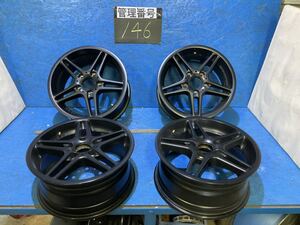 〈146〉ホイール4本セット　RACING DYNAMICS 16インチ7J オフセット+47 PCD5H120 ハブ74mm ボルト穴15mm キャップ無