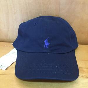 新品 POLO RALPH LAUREN コットン チノ ベースボール キャップ ポロラルフローレン ネイビー TODDLER