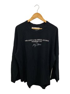 DAIRIKU◆長袖Tシャツ/TOUR BIG RAGLAN TEE/L/コットン/BLK/24SS C-6//