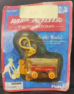 未開封　2000年　廃番　激レア　RADIO FLYER wagon KEYCHAIN 5　ラジオフライヤー ワゴン　キーチェーン　489-0　ミニチュア　キーホルダー