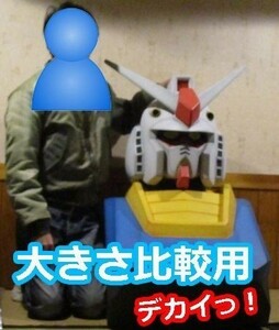 即決　非売品　激レア　ガンダム　RX-78　巨大フィギュア　大型商品　店頭ディスプレイやオブジェに置物やコレクションに！　GUNDAM