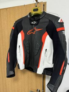 アルパインスターズ alpinestars ジャケット　EU48 TECHA AIR ブラック牛革