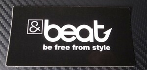 ①【送料110円～】BEAT【新品未使用】ステッカー・シール