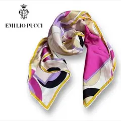 【送料無料】EMILIO PUCCI エミリオプッチ スカーフ シルク プリント