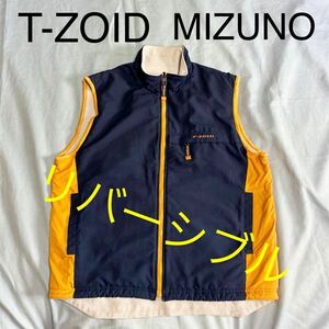 T-ZOID MIZUNO リバーシブル ゴルフ ベスト ゴルフウェア ジップアップ ミズノ　Mサイズ