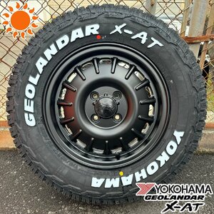 在庫有り！即納 限定一台 プロボックス ADバン タイヤホイール 14インチ ヨコハマ ジオランダー X-AT 175/80R14 Noel ホワイトレター