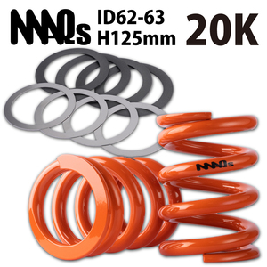 MAQs ID62-ID63 H125mm 20K 2本 ステンレス テフロン スラストシート 8枚 送料無料 直巻 直巻