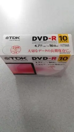 TDK DVD-R データ用 DR47PWC 10枚 スリムケース