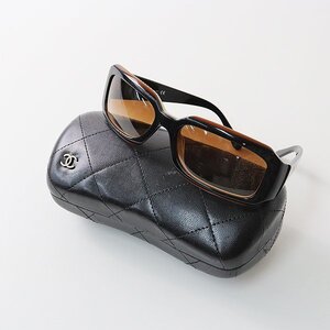 CHANEL シャネル アイコンサングラス/ブラック ベージュ 59□17 125 2N ヒール リボン カメリア ココマーク ココシャネル【2400013438131】