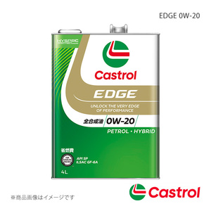 Castrol/カストロール EDGE 0W-20 4L×6本 ノート e-POWER 4WD e-POWER1200cc 2021年08月～ 4985330114855