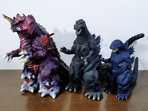 【ジャンク】GODZILLA ゴジラ 特大 フィギュア 模型 まとめて デストロイア バンダイ 当時物？ アクションフィギュア 東映