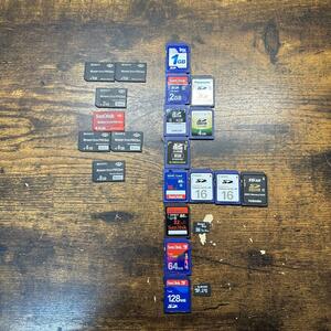 SDカード microSDカード メモリースティックプロ デュオ 22枚セット
