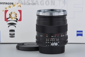 【中古】Carl Zeiss カールツァイス Distagon 25mm f/2.8 ZF T* ニコン用 元箱付き