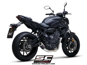 【国内在庫】SC-PROJECT SCプロジェクト フルエキゾーストシステム 2-1 & カーボン CR-T サイレンサー YAMAHA MT-07 