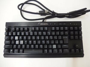 8■/Zク3464　 保証有　CORSAIR ゲーミングキーボード Gaming K65 RGB RAPIDFIRE