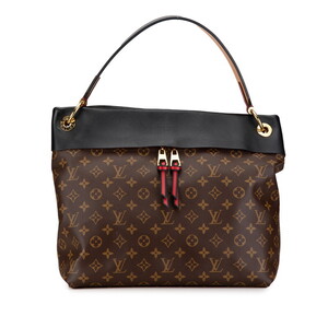 ルイ ヴィトン モノグラム テュイルリーホーボー ワンショルダーバッグ M43154 ブラウン PVC レザー レディース LOUIS VUITTON 【中古】