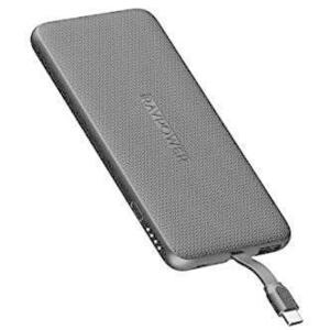 PSEマークあり モバイルバッテリー RAVPOWER 5000mAh Type-Cケーブル内蔵式 RP-PB160 