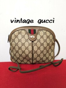 美品 極希少！Gucci シェリーライン ショルダーバッグ ポシェット 2way