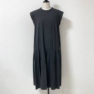 最初期 80s COMME des GARCONS ノースリーブ シャツ ワンピース ブラック 黒 コムデギャルソン VINTAGE archive 4070259