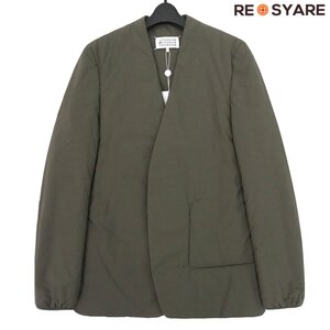 極美品 Maison Margiela メゾン マルジェラ 10 2020AW S50BN0499 RECYCLED ボタンレス 中綿 ノーカラー ジャケット 47159