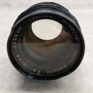 FN-250117-319-J2 MINOLTA ミノルタ AUTO ROKKOP-PF 1:1.4 f=58mm 1297566 マニュアルフォーカス レンズ