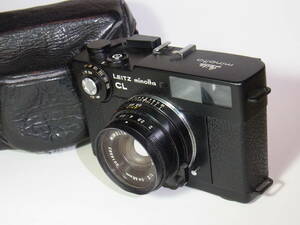 ★LEITZ minolta(ライツミノルタＣL)40mm F2付 動作品 それなりに美品 名機