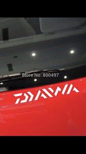 DAIWA カーステッカーバス釣りルアー箱ボート車などに